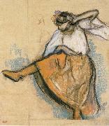 Edgar Degas Russian Dancer oil painting artist
